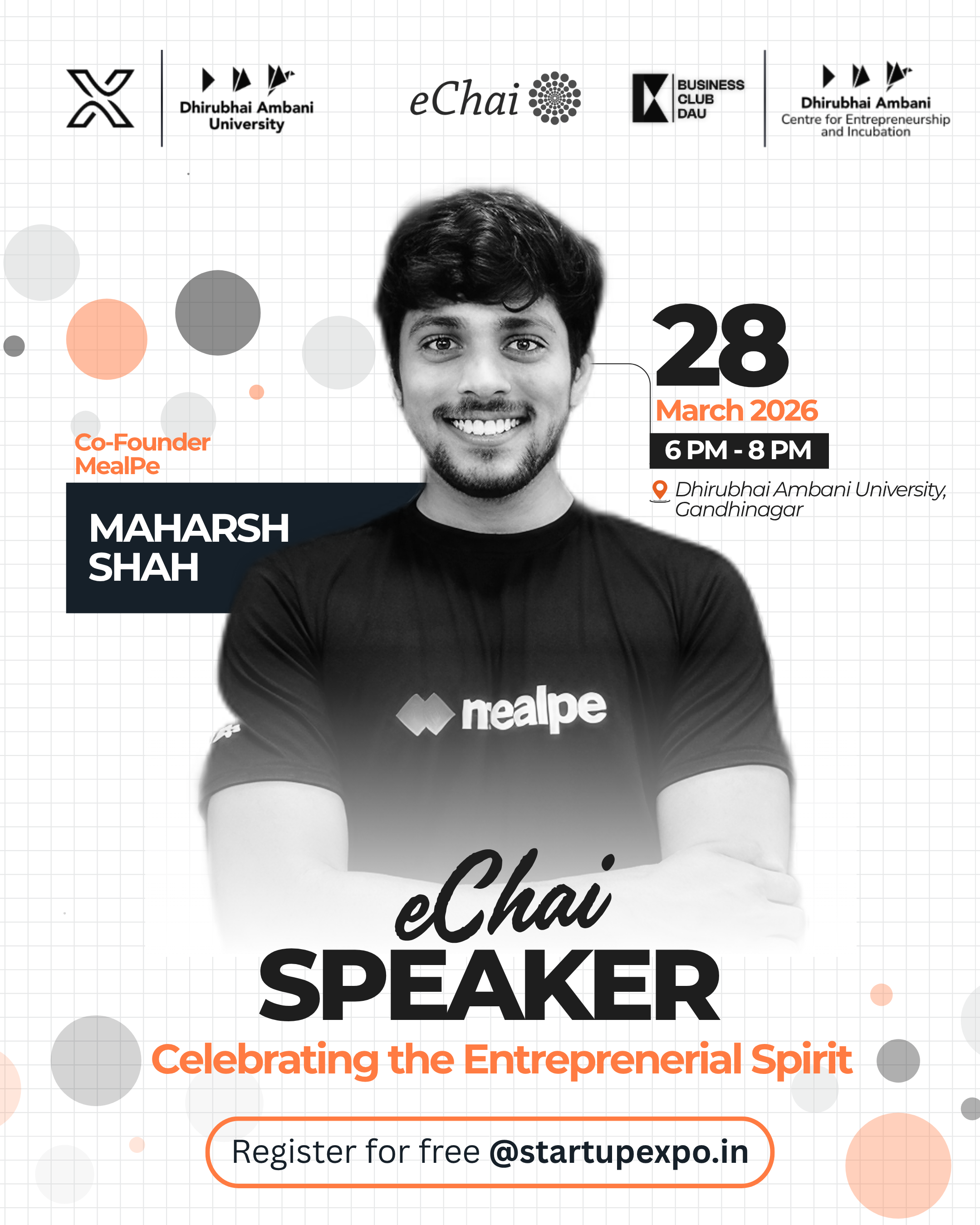 Maharsh Shah — eChai Speaker